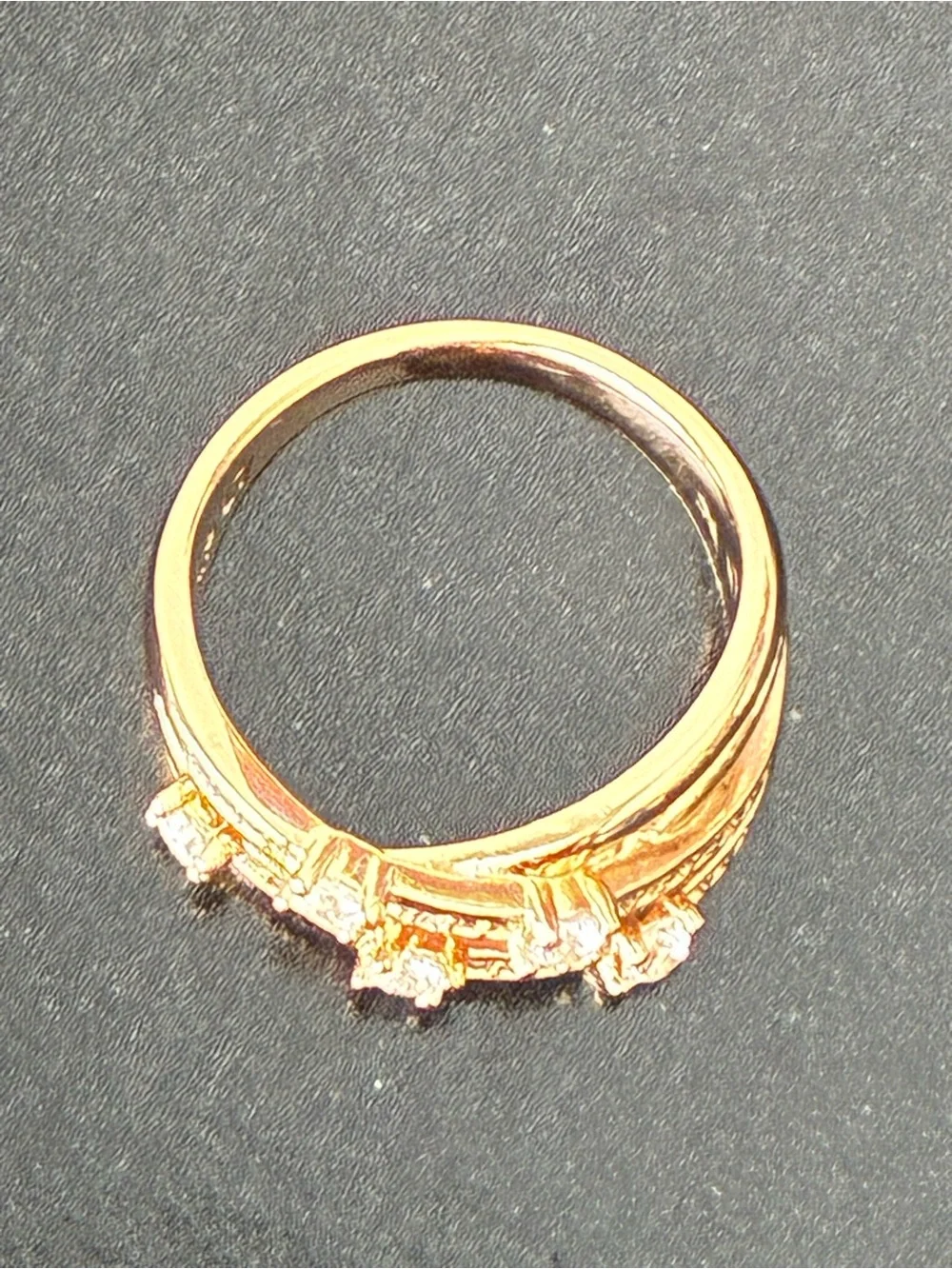Gold Plated Ring Sz 7